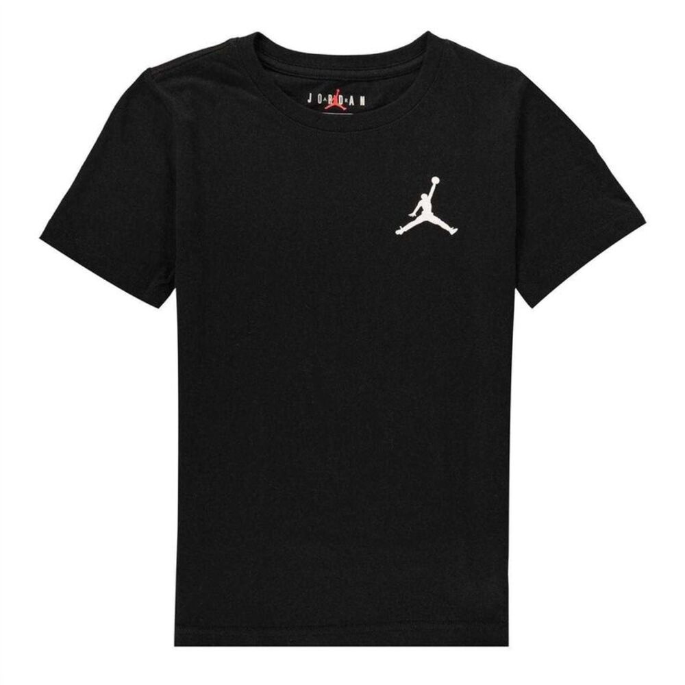 Air Boys Logo Polycotton T-Shirt / Black